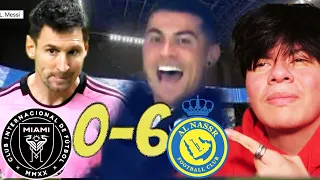 MESSI FAN REACTS TO Ronaldo vs Messi Al Nassr vs Inter Miami 6-0