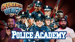 Officers React #14 - Police Academy (BEST COP MOVIE EVER??)