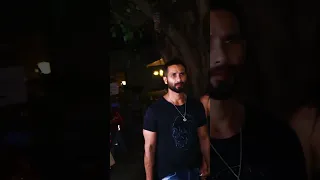 Shahid Kapoor With Wife Mira Rajput Spotted At Mag St. Restaurant In Bandra