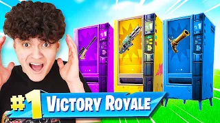 WINNING with VENDING MACHINE ONLY Challenge in Fortnite