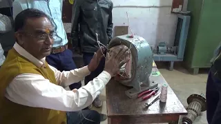 PRACTICAL REWINDING OF FIELD COIL  OF DC COMPOUND GENERATOR, Electrician second year week no.60