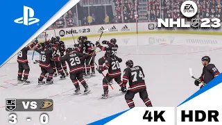 NHL 23 Gameplay | Anaheim Ducks VS Los Angelas Kings | PS5 4K 60FPS HDR