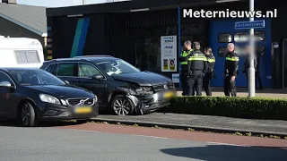 Auto's botsen in Stadskanaal