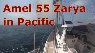 Pacific ocean on Amel 55 after Panama Canal