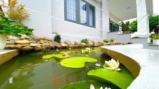 Garden ideas - Build your own beautiful koi pond at home