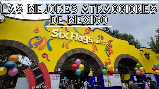 Six Flags México | Cómo es el mejor parque de diversiones de México | Regrese después de 4 años | 4K