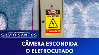 O Eletrocutado - Electrocuted Prank | Câmeras Escondidas (03/04/22)