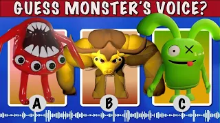 Guess the MONSTER'S VOICE #16 | GARTEN OF BANBAN 4 | Mr GRIMM, BUBBLE PERL, DOOM DOOM