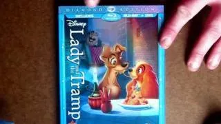 Lady And The Tramp Blu-ray Unboxing W/ Bestbuy Exclusive Plushes