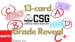 13-Card CSG Grade Reveal!: Kobe Rookies, LeBron Freshman Season & J-Rod Orange Foil Parallel