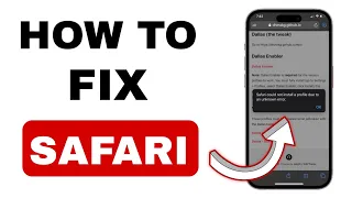 How To Fix Safari Could not install a profile due to an unknown error - iPhone (FULL GUIDE 2024)