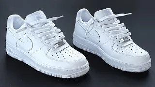 HOW TO LOOSE LACE UP NIKE AF1 (COOL WAY)