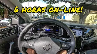 6 HORAS TRABALHADAS NA UBER DE POLO TSI MANUAL NO DOMINGO! Veja quanto ganhei! #uber #99pop