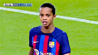 O FILHO de RONALDINHO é tão BOM quanto o pai?