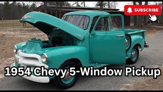Classic 1954 Chevrolet 3100 5-window pickup truck. Nice Restoration. @Southernhotrods @Chevrolet