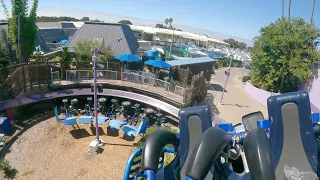 Tidal Twister Operations and On-Ride | 4K 60fps | Horizon Skywarp Coaster | SeaWorld San Diego 2022