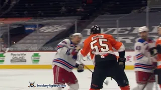 Brendan Lemieux vs Samuel Morin Mar 25, 2021