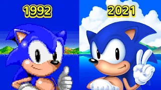 Sonic the Hedgehog 2 vs Sonic the Hedgehog 2 HD - Old vs New Comparison