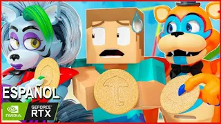 ROXY, FREDDY Y STEVE "PRUEBA DE GALLETAS" - MINECRAFT Y FNAF Animación Español