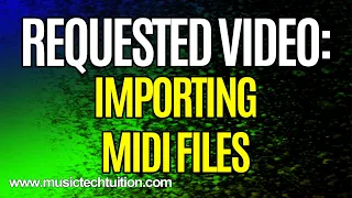 Requested Video: Importing MIDI Files Using Cubase and Halion Sonic SE