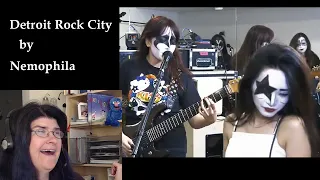 Detroit Rock City by Nemophila (Cover from KISS) | Love their Makeup! | Music Reaction Video