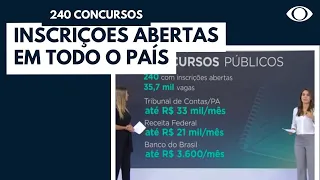 Concursos públicos pelo Brasil com inscrições abertas