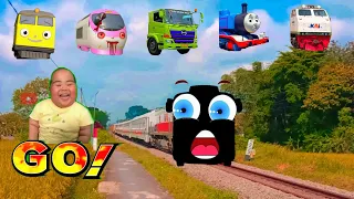 TEBAK GAMBAR LUCU Lokomotif Cc201, Kereta Cepat,Thomas, Train, Densha, Krl,Kereta Api Lucu Terbaru!!