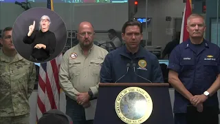 Florida Gov. Ron DeSantis gives Hurricane Idalia update, morning of Aug. 30, 2023