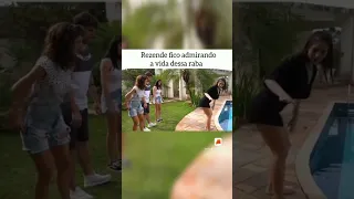 Rezende vendo Virgínia Fonseca no quadradinho