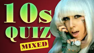 2010-2019 HITS you probably remember! 🎵 |  MUSIC QUIZ  | Guess the song | Difficulty MIXED