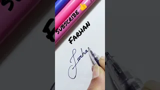 Farhan signature #shorts #ytshorts