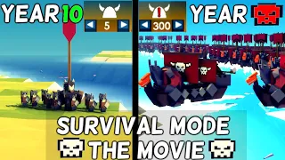 I Attempted To Live For 250 Years In SURVIVAL Mode Kingdoms and Castles! | Full Playthrough / Movie