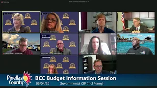 Board of County Commissioners Budget Information Session 6/4/20