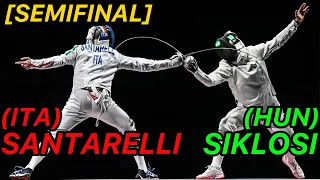 Tokyo 2021 [Semifinal] Siklosi (HUN) v Santarelli (ITA) | Olympic Fencing | Men's Epee Highlights