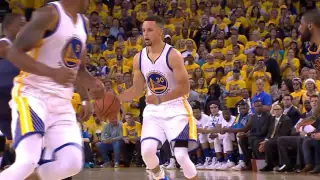 Stephen Curry NO-LOOK Pass to  Andre Iguodala Game 1 NBA Finals Cavaliers vs Warriors