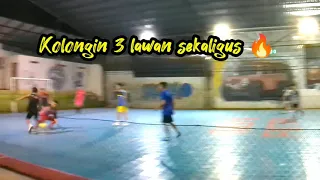 kolongin 3 lawan sekaligus