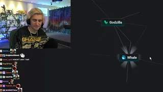 xQc tries to hold it in...