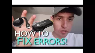 How to FIX all Google Chromecast ERRORs! Factory Reset, Can't find, unable to connect to wifi, etc