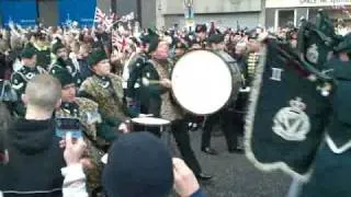 British Army Home-coming parade (2nd Nov) Belfast