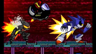 estarven eggman y furnace vs mecha Sonic