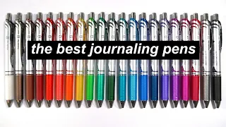 MY NEW FAVORITE PENS | the best journaling pens (in my opinion lol) | Pentel EnerGel Pens