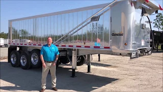 East Frame Quad Axle Dump Trailer Overview and Walk around