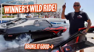 Sick Summer Winner DESTROYS Front Of His Car For Victory!