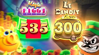 INSANE WINS on LE BANDIT vs MAGIC PIGGY!!