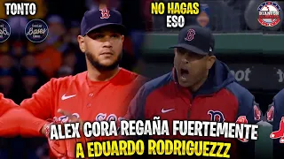 EDUARDO RODRIGUEZ HUMILLA a CARLOS CORREA y ALEX CORA lo REGAÑA ROTUNDAMENTE | MLB