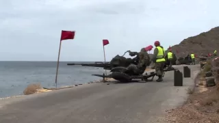 Hellenic Army live fire exercise.