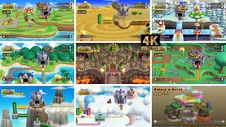 New Super Mario Bros. Wii (2009) Completo - Todas as Estrelas, Saídas Secretas, Mundos e Chefes 4K