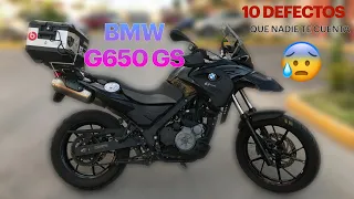 BMW G650 Gs 10 defectos que nadie te cuenta.