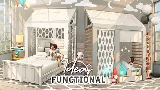 🏡🧸Children's Houses 🎈 Functional Ideas | No CC or Mods | The Sims 4 Tutorial