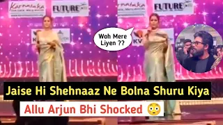 OMG 😳 Jaise Hi Shehnaaz Ne Bolna Shuru Kiya, South Actors Shocked | Trending World